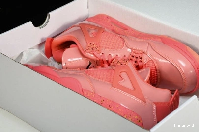 Hyperoad WMNS RETRO 4 'HOT PUNCH AIR JORDAN BLACK-VOLT' NRG 0921